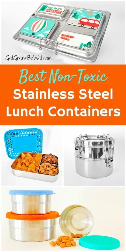 Bklyn Bento Stainless Steel Food Container & Condiment Holder | Leak Proof Silicone Lid | Me