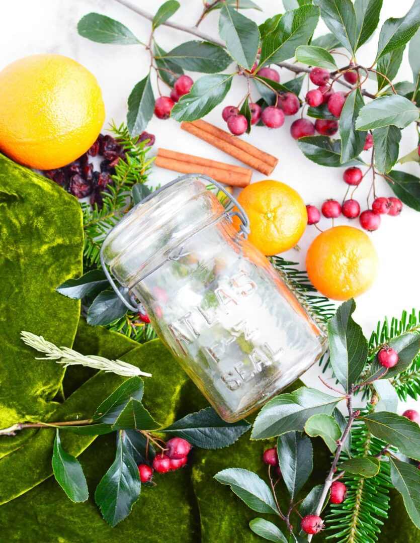 DIY Natural Christmas Potpourri In A Jar Get Green Be Well   Christmas Potpourri In A Gift Jar Glass With Metal Clasp 835x1080 