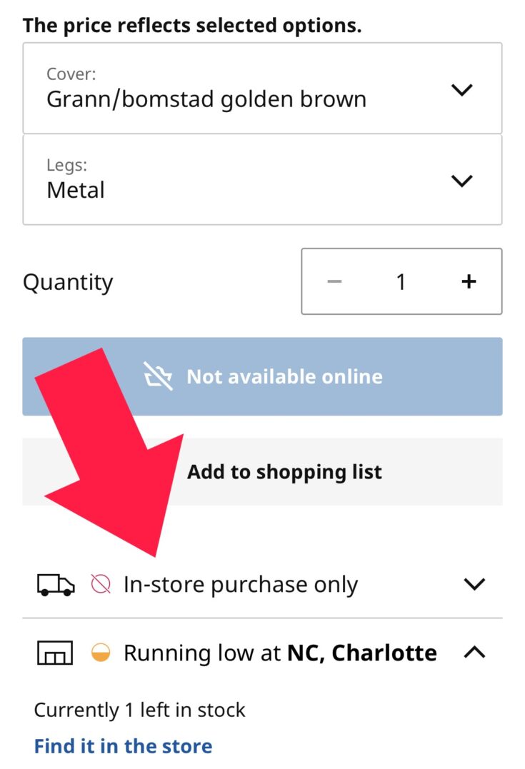IKEA USA Online Ordering Website Screenshot 735x1077 
