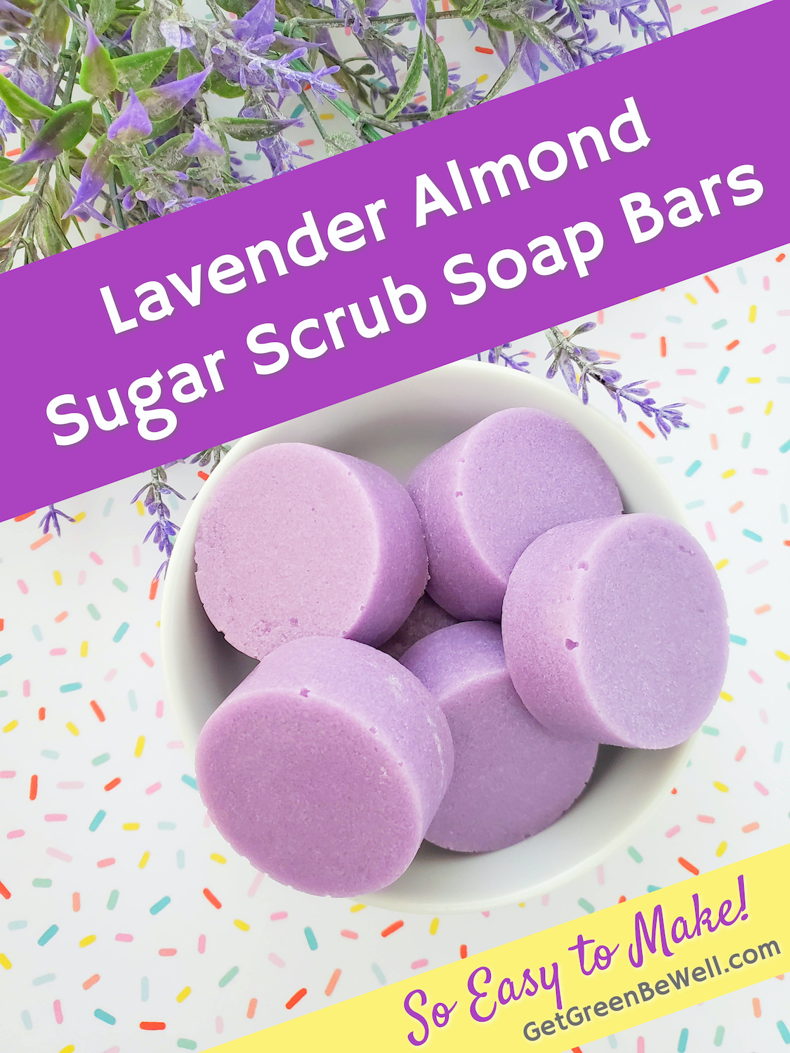 Lavender Almond Sugar Scrub Soap Bar Recipe Get Green Be Well 5996