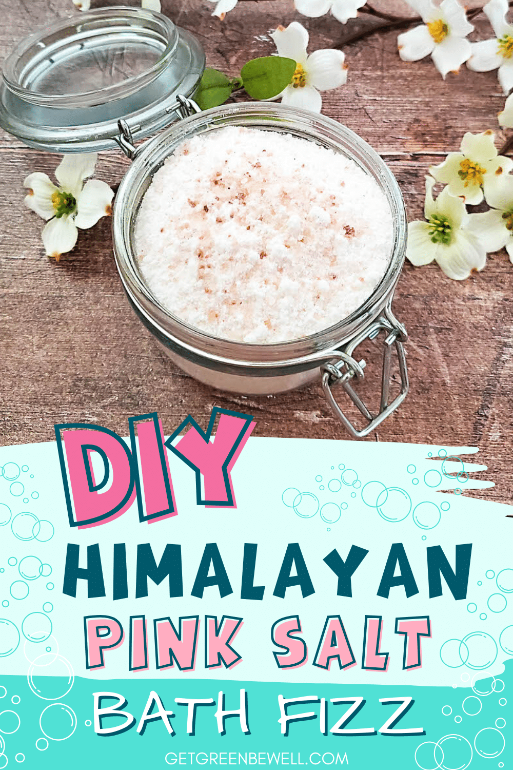 DIY Fizzy Bath Salts (2 Easy Steps!) - Get Green Be Well