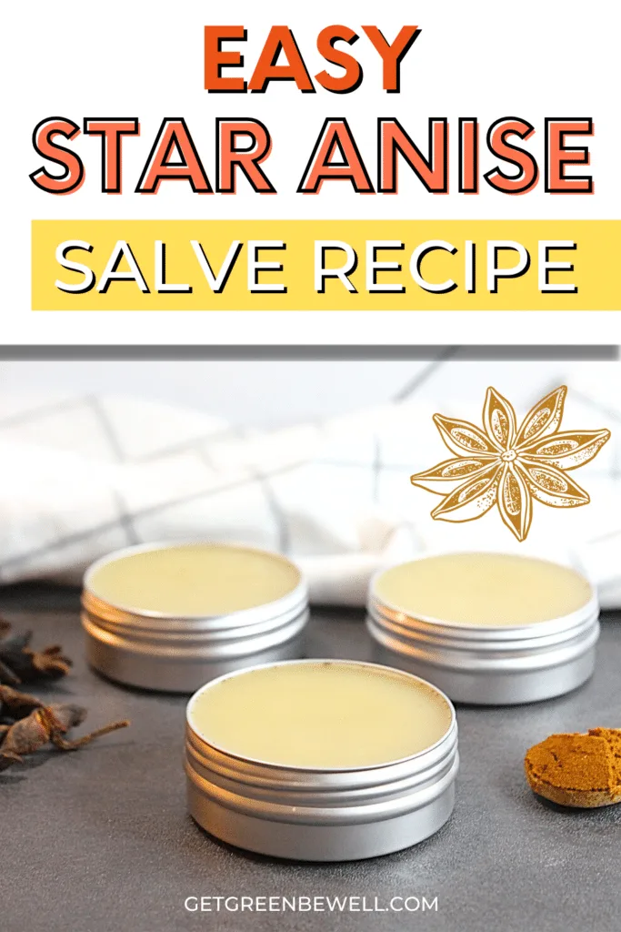Easy star anise salve recipe.